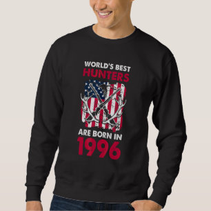 Beste Jäger, geboren 1996, Rotwildjagd Amerikanisc Sweatshirt