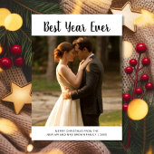 Beste Jahr für spielerische Urlaubskarte Feiertagskarte