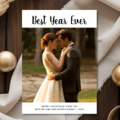 Beste Jahr für spielerische Urlaubskarte Feiertagskarte