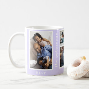 Beste Jahr jemals einfache Familienfoto-Collage Ma Kaffeetasse