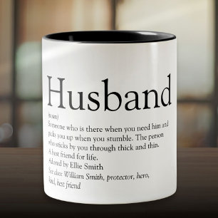 Beste jemals Ehepartner-Definition Modern Lustig Zweifarbige Tasse
