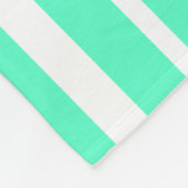Beste jemals Mutter grün gestreiftes Muster Pastel Fleecedecke (Ecke)