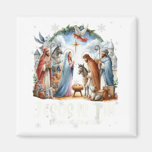 Beste jemals Weihnachten Cool Jesus Kippes Szene C Magnet