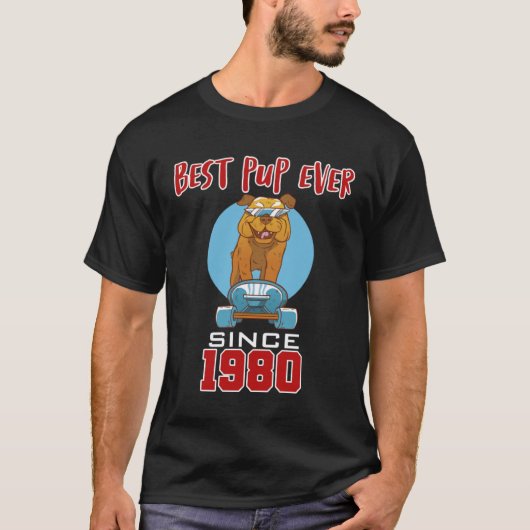 Beste Junge seit 1980 T-Shirt (Vorderseite)