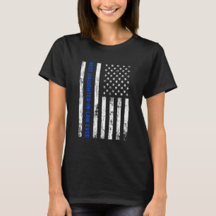 Beste Jurytochter je amerikanischer Flaggenjunge T-Shirt