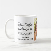 Beste Justizministerin seit Personalisiertem Foto Kaffeetasse (Links)