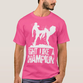 Beste Kämpfer K1 Kampf Night Sport Martial Arts Oc T-Shirt