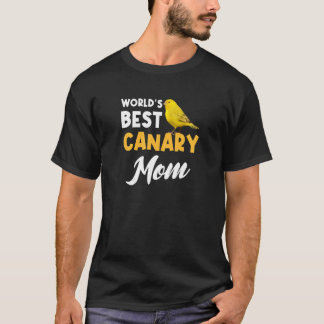 Beste Kanarienvogel-Mutter Gesangvogel Vogelmutter T-Shirt