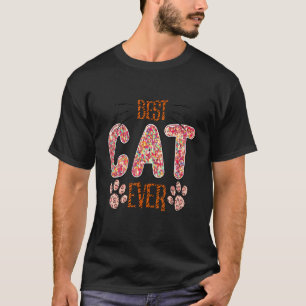 Beste Katz妈妈 Aller Zeiten Blumen Mama Mutti Mutter T-Shirt