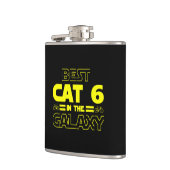 Beste Katze 6 in der Galaxie Flachmann (Links)
