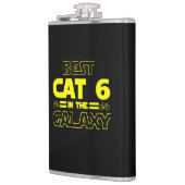 Beste Katze 6 in der Galaxie Flachmann (Links)