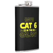 Beste Katze 6 in der Galaxie Flachmann (Rechts)