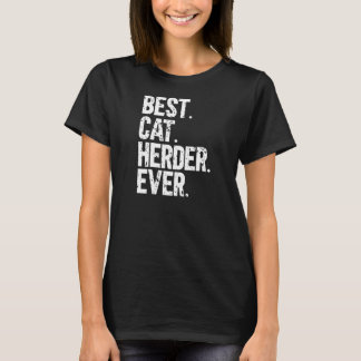 Beste Katze Herder Ever Funny Hering Katzen Humorv T-Shirt