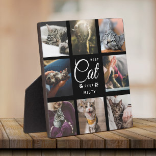 Beste Katze je Memorial Geschenk Moderne Fotosamml Fotoplatte