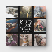 Beste Katze je Memorial Geschenk Moderne Fotosamml Fotoplatte (Vorderseite)