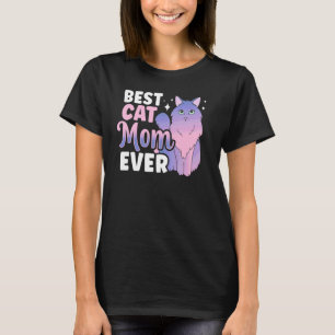 Beste Katze Mama je Redewendungen Mama Mama Mother T-Shirt