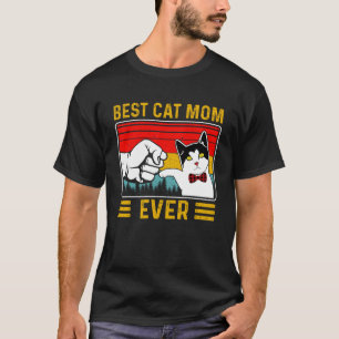 Beste Katze Mama je Vintag Kitten Katze Mama Oma m T-Shirt