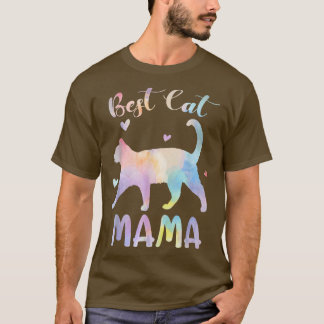 Beste Katze Mama Mama gibt Muttertag T-Shirt