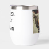 Beste Katze Mama Papa Cat Foto Namensgeschenk Vorl (Rechts)