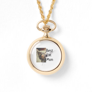 Beste Katze Mama Papa Cat Foto Namensgeschenk Vorl Armbanduhr