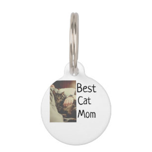 Beste Katze Mama Papa Cat Foto Namensgeschenk Vorl Haustiermarke