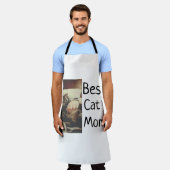 Beste Katze Mama Papa Cat Foto Namensgeschenk Vorl Schürze (Getragen)