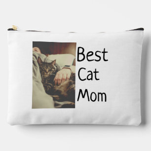 Beste Katze Mama Papa Cat Foto Namensgeschenk Vorl Zubehörtasche