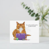 Beste Katze Mum Ever! Postkarte (Stehend Vorderseite)