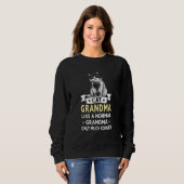 Beste Katze Oma Ever Cat Sweatshirt (Vorne ganz)
