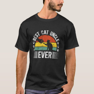 Beste Katze Onkel je Katze Lover Onkel Cat Onkel L T-Shirt