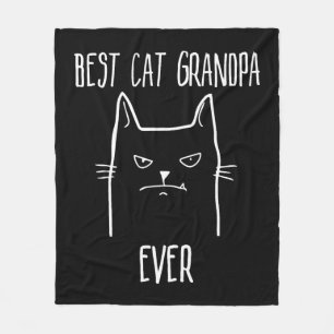 Beste Katze Opa Ever - Kitty Papa Fleecedecke