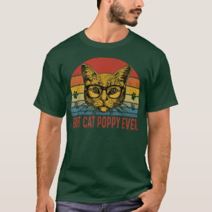Beste Katze Poppy Aller Zeiten Vintage Katzenliebh T-Shirt