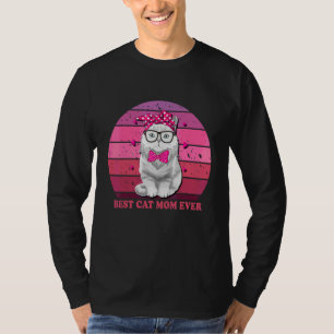 Beste Katzen-Mama, die je für die Mama der Katze N T-Shirt