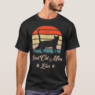 Beste Katzen-Mama je Mutter T-Shirt