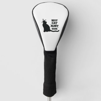 Beste Katzen-Tante Aller Zeiten Katzenliebhaberin Golf Headcover