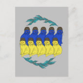 Beste Katzen Ukrainische Militärkatzen Postkarte (Vorderseite)