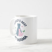 Beste Katzenmama der Welt Kaffeetasse (Vorderseite Links)