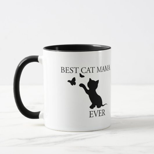 Beste Katzenmama Tasse (Links)