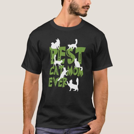 Beste Katzenmutter Aller Tier Mütter 3 T-Shirt (Vorderseite)