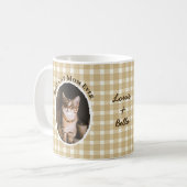 Beste Katzenmutter Aller Zeiten Benutzerdefiniert  Kaffeetasse (Vorderseite Links)
