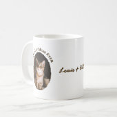 Beste Katzenmutter Aller Zeiten Benutzerdefiniert  Kaffeetasse (Vorderseite Links)