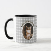 Beste Katzenmutter Aller Zeiten Benutzerdefiniert  Tasse (Links)