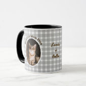 Beste Katzenmutter Aller Zeiten Benutzerdefiniert  Tasse (Vorderseite Links)