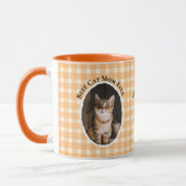 Beste Katzenmutter Aller Zeiten Benutzerdefiniert Tasse (Links)