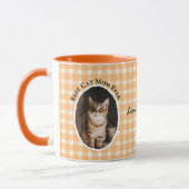Beste Katzenmutter Aller Zeiten Benutzerdefiniert  Tasse (Links)