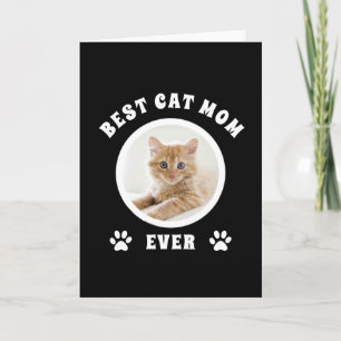 Beste Katzenmutter Aller Zeiten Benutzerdefinierte Karte