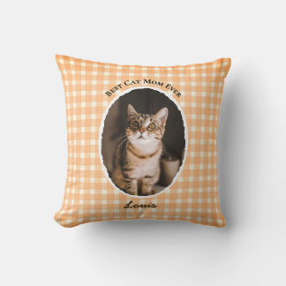 Beste Katzenmutter Aller Zeiten Benutzerdefinierte Kissen