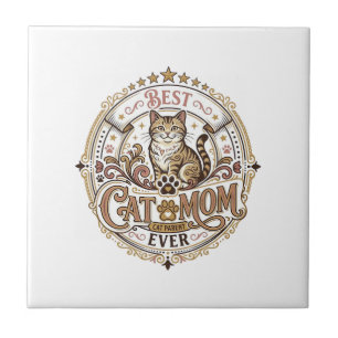 Beste Katzenmutter Aller Zeiten Katzenmutter Vater Fliese