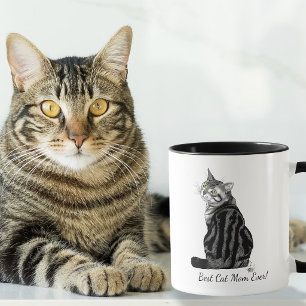 Beste Katzenmutter Aller Zeiten Silber Tabby Mutte Tasse