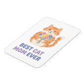 Beste Katzenmutter Aller Zeiten Tabby-Katze Grafik Magnet (Linke Seite)